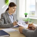 Recruiters review candidates' resumes.