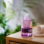 Bakuchiol, a plant-based alternative to retinol, face serum in a glass bottle.