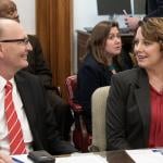 U.S. Department of Agriculture (USDA) Deputy Undersecretary for Food Safety Dr. Mindy Brashears attends her first sub-cabinet meeting with Secretary Sonny Perdue, Deputy Secretary Steve Censky and colleagues in Washington, D.C., on January 29, 2019.