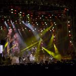 Steven Tyler of Aerosmith during his performance at Rock Fest Barcelona 2017 Festival in Santa Coloma, Spain.