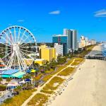 Aerial view of Myrtle Beach, South Carolina.