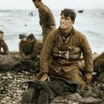 Second Lieutenant Walter Sidlowski on Omaha Beach, Normandy, after helping to rescue a group of soldiers after their landing craft sank on D-Day.