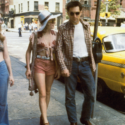 Robert De Niro, Jodie Foster, and Billie Perkins in ‘Taxi Driver’.
