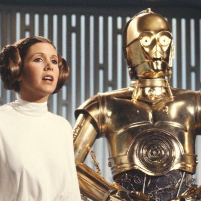 Princess Leia and C-3PO in 1978's 'Star Wars Holiday Special'