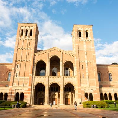 A view of Royce Hall on the University of California, Los Angeles (UCLA) campus