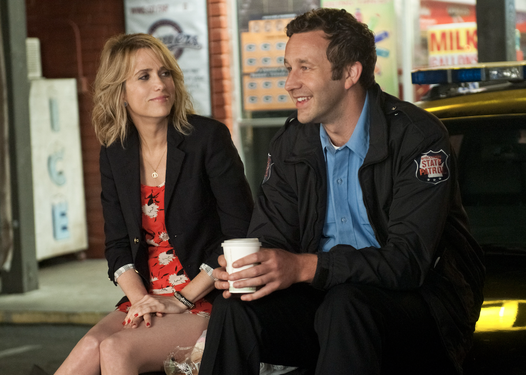 Kristen Wiig and Chris O'Dowd in the movie "Bridesmaids"