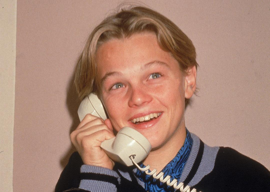 American actor Leonardo DiCaprio, circa 1989. 