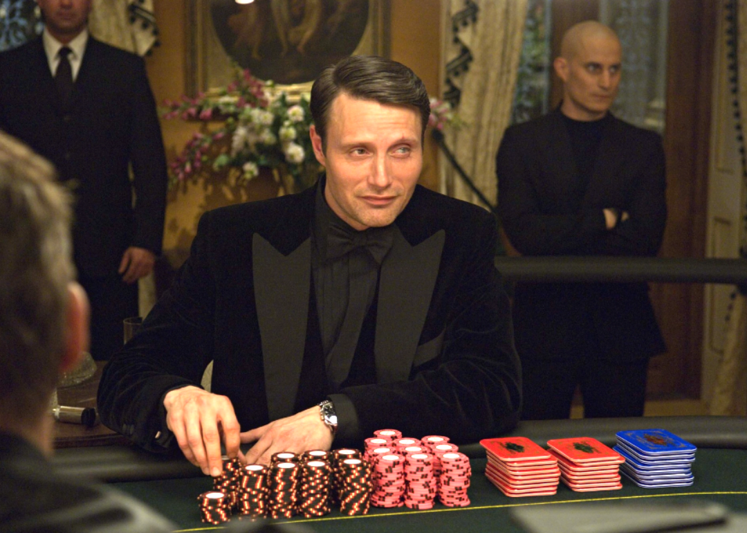 Mads Mikkelsen in a scene from "Casino Royale"