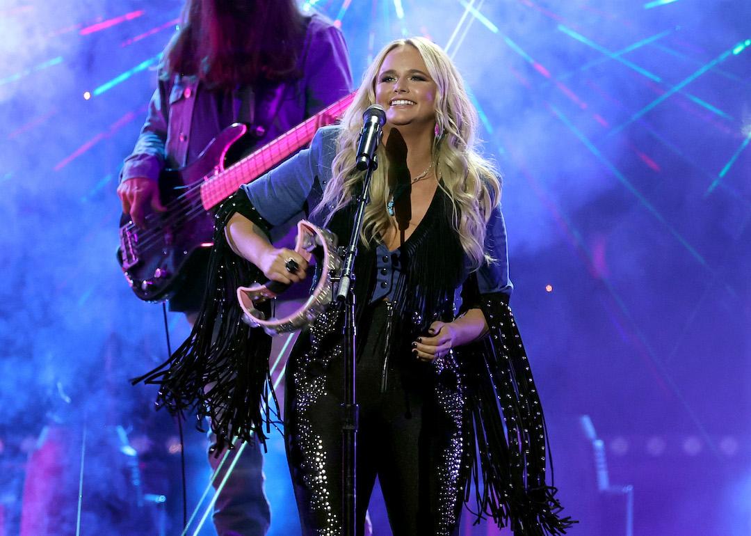 Miranda Lambert performs onstage at The 56th Annual CMA Awards at Bridgestone Arena on November 09, 2022 in Nashville, Tennessee.