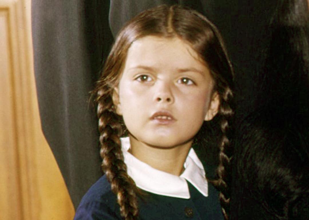  Lisa Loring as Wednesday Addams in the 1960s television series 'The Addams Family.'