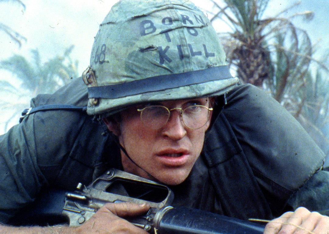 Matthew Modine in the Stanley Kubrick Vietnam War movie 'Full Metal Jacket.'