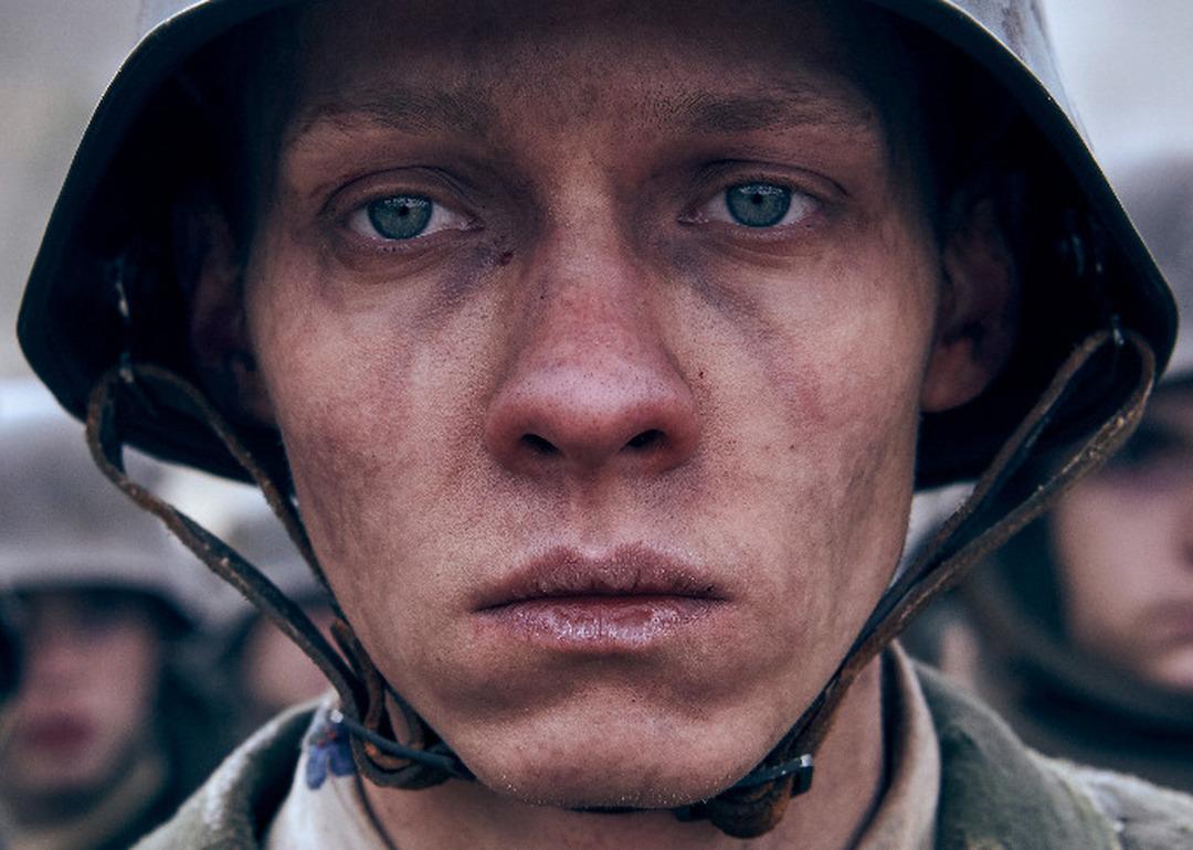 Actor Felix Kammerer in the 2022 Netflix World War I movie 'All Quiet on the Western Front.'