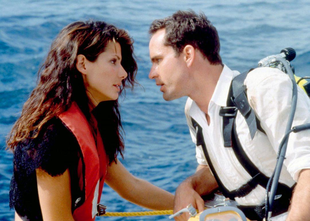 Actors Sandra Bullock and Jason Patric in 'Speed 2: Cruise Control.'