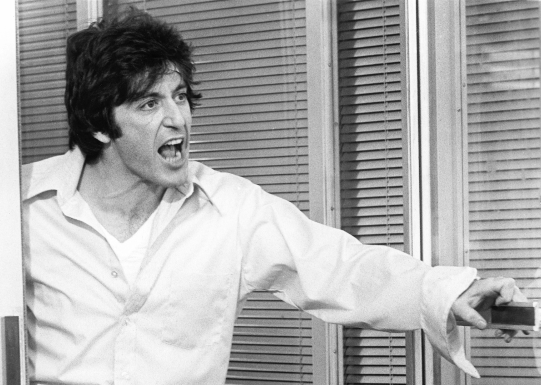 Al Pacino as Sonny Wortzik in the film "Dog Day Afternoon"