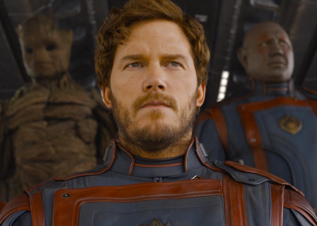 Actor Chris Pratt in 'Guardians of the Galaxy Vol. 3.'