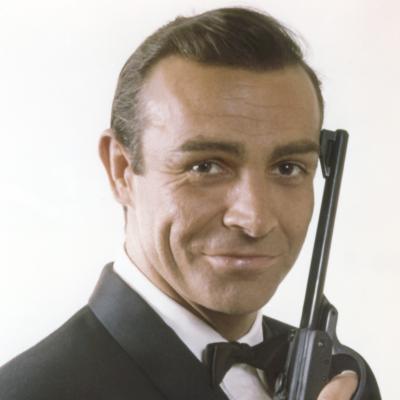 Actor Sean Connery on the set of the James Bond movie 'From Russia with Love.'