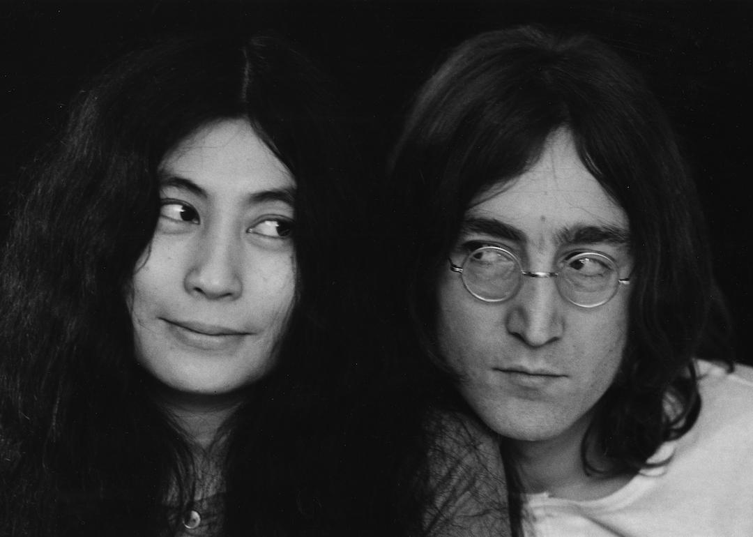 Yoko Ono and John Lennon in December 1968.