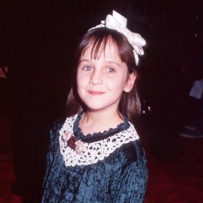 Child actor Mara Wilson attends the premiere of the film "Get Shorty" on Oct. 12, 1995 in Los Angeles.
