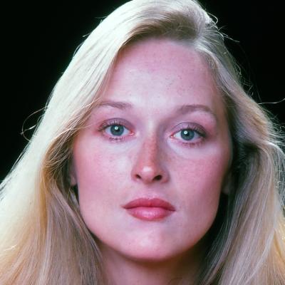 Actor Meryl Streep photographed in August 1976.