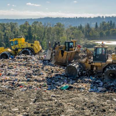 The King County Cedar Hills Regional Landfill near Seattle, where three readings during an EPA inspection showed methane concentrations above federal limits.