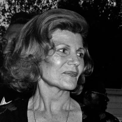 Rita Hayworth attending a party, benefitting City of Hope, at the former Hilton estate in Beverly Hills, California, on July 1, 1980.