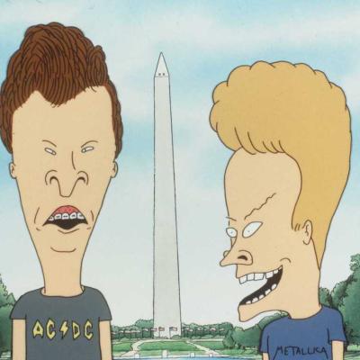 A scene from the movie 'Beavis and Butt-Head Do America.'