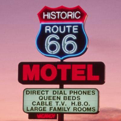 Motel Sign Along Route 66 
