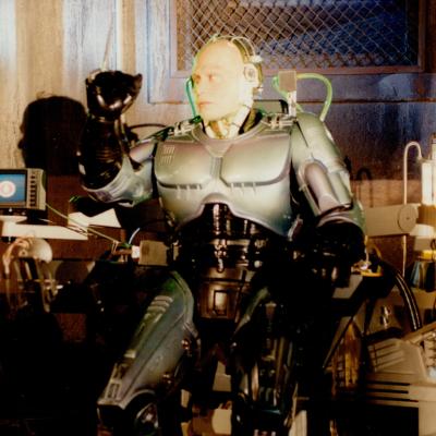 A scene from the 1994 sci-fi series 'RoboCop.'