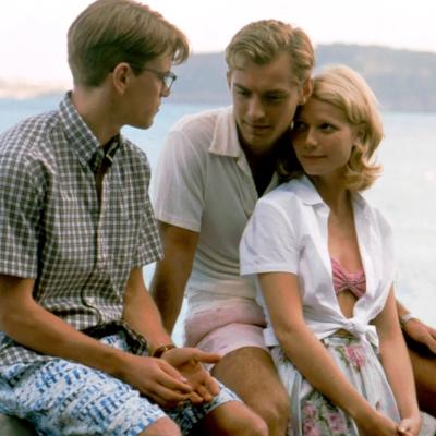 Matt Damon, Jude Law, and Gwyneth Paltrow in the 1999 movie 'The Talented Mr. Ripley,' which is trending on streaming services.