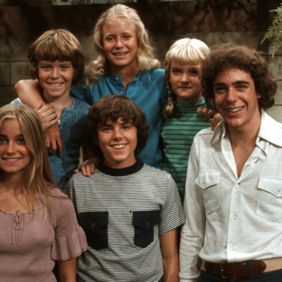 Photo of the cast of 'The Brady Bunch', circa 1970