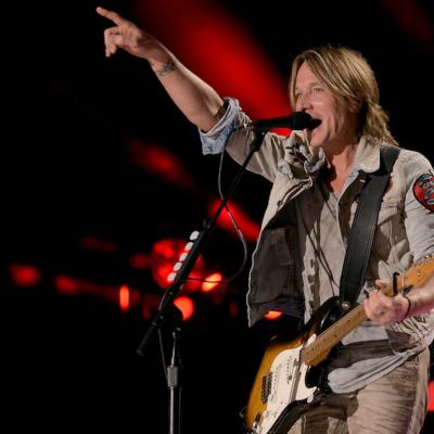Keith Urban performs onstage during the CMA Music Festival in Nashville, Tennessee.