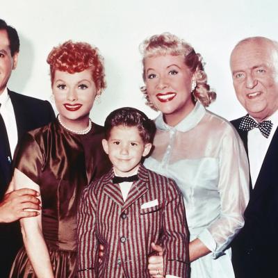 Child actor Keith Thibodeaux with the rest of the cast of 'I Love Lucy.'