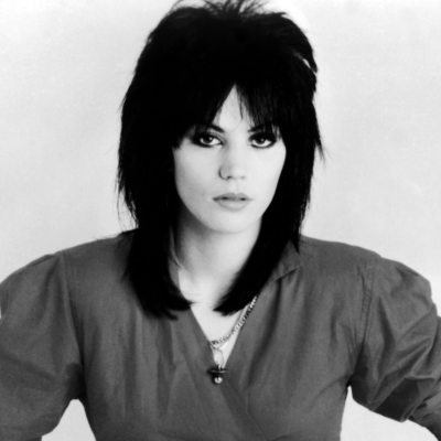 American rock musician Joan Jett, of Joan Jett and the Blackhearts, 1983. 