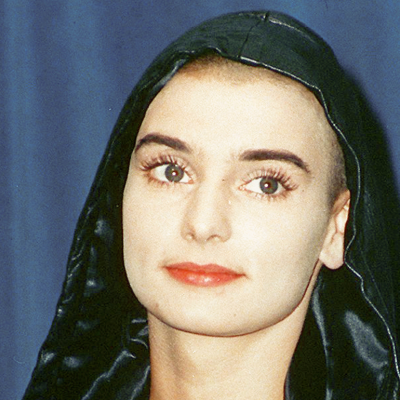 Irish singer and songwriter Sinead O'Connor, circa 1992.