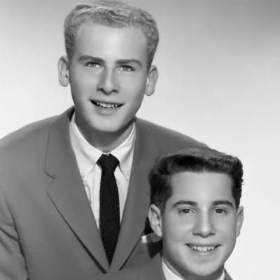  Art Garfunkel and Paul Simon as Tom and Jerry pose for a portrait circa 1957