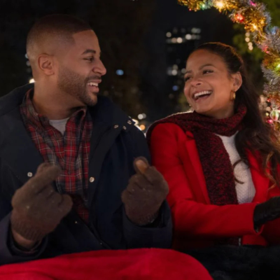 Devale Ellis and Christina Milian in 'Meet Me Next Christmas'