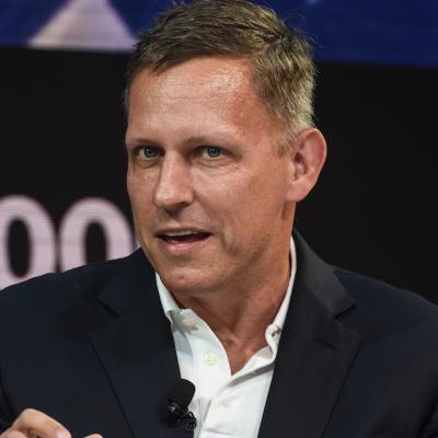 Peter Thiel, co-founder of PayPal, at speaks at the New York Times DealBook conference.