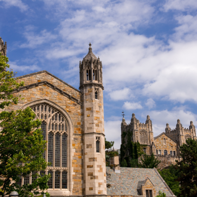 Hutchins Hall and the Dining Hall of the University of Michigan Law School in Ann Arbor