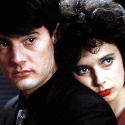 Actors Kyle MacLachlan and Isabella Rossellini in the 1986 movie 'Blue Velvet' by David Lynch.