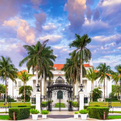 Mansion in West Palm Beach, Florida.