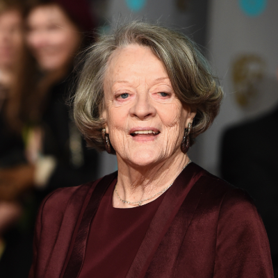 Maggie Smith at the EE British Academy Film Awards in 2016 in London, England.