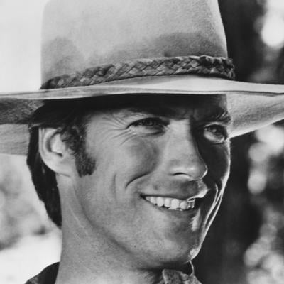 Actor Clint Eastwood smiling in the 1969 movie 'Paint Your Wagon.'