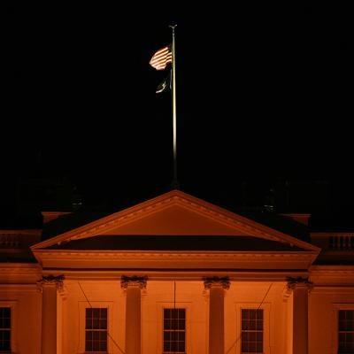 White House illuminated to mark Gun Violence Awareness in June 2024