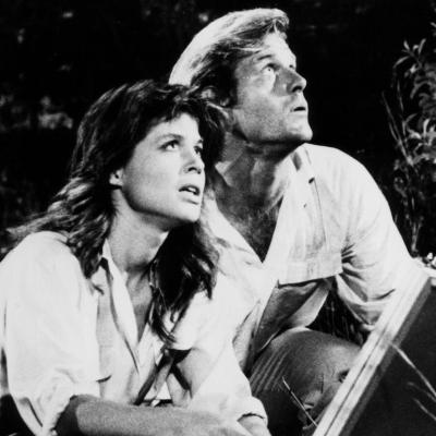 Actors Linda Hamilton and Brian Kerwin the 1986 action movie 'King Kong Lives.'