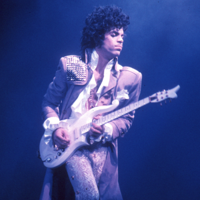 rince performs live at the Fabulous Forum on February 19, 1985 in Inglewood, California.