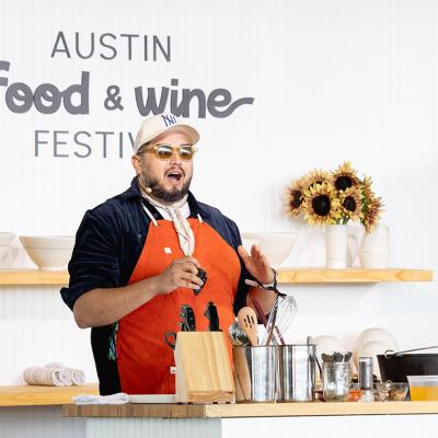 Chef Edgar Rico attends the Austin Food & Wine Festival on November 03, 2024.