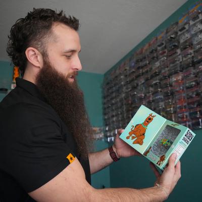 Ian Weber, a Hot Wheels collector of 18 years, talks about a Scooby-Doo Hot Wheels van in his collection at his home in Lehi.