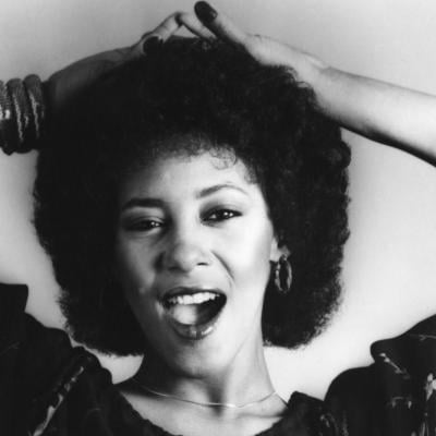 Saxophonist and singer Cynthia Johnson of the disco group Lipps, Inc. poses for a portrait circa 1978.