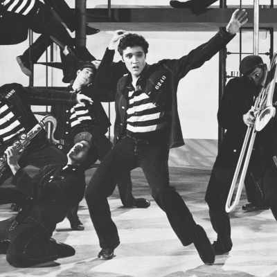 Elvis Presley in ‘Jailhouse Rock’.