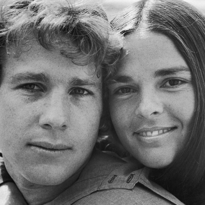 Ryan O'Neal and Ali MacGraw in 'Love Story’.